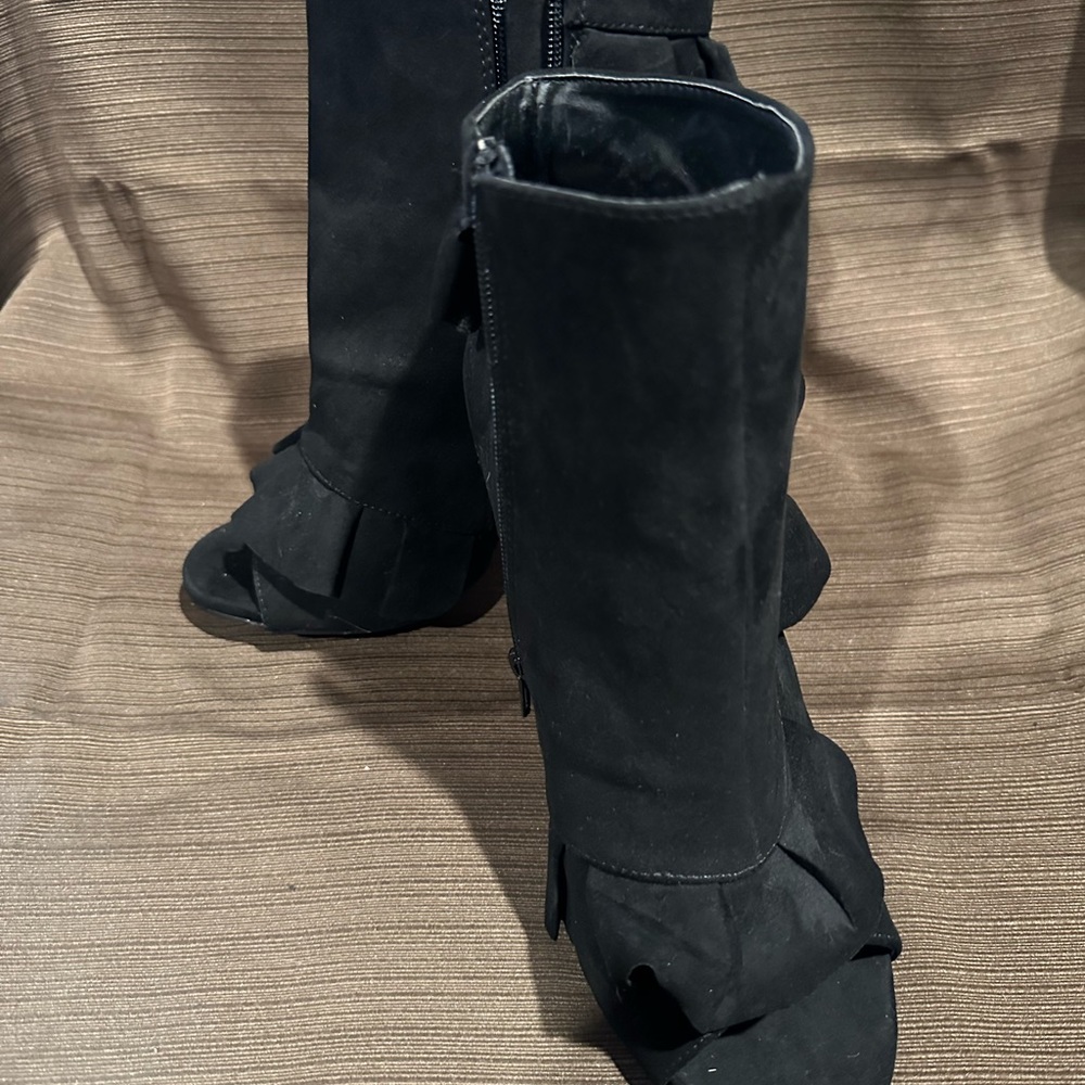 Just Fab Suade Booties